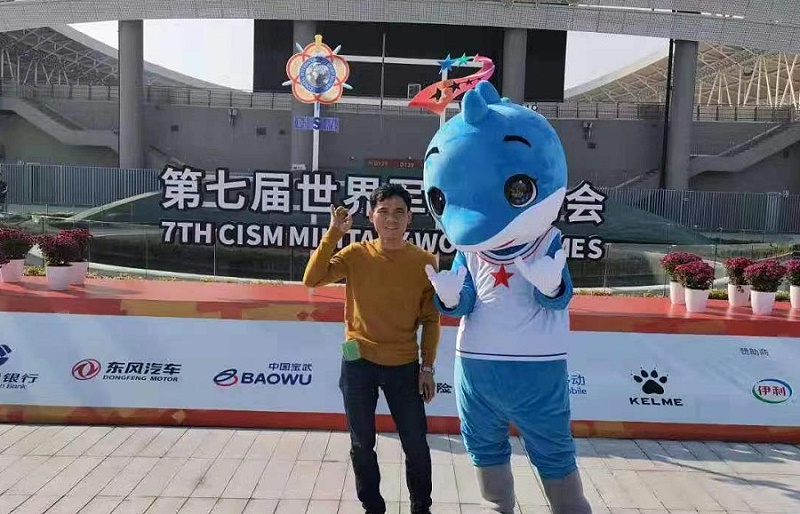 軍運(yùn)會現(xiàn)場